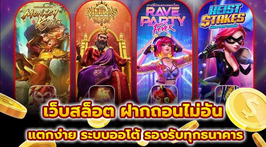 เว็บสล็อต ฝากถอนไม่อั้น